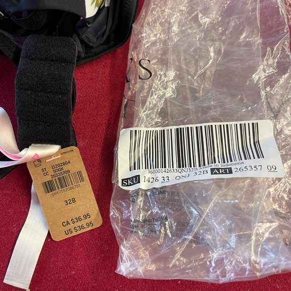 Pink Wear Everywhere T-shirt Lightly lined bra, 32B, Black - Picture 5 of 5